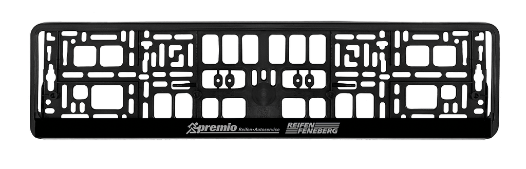 Kennzeichenhalter 1-farbig bedruckt